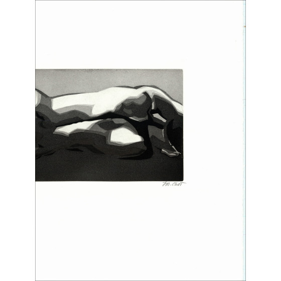 Maurice Chot-Plassot, Landschap, originele gravure