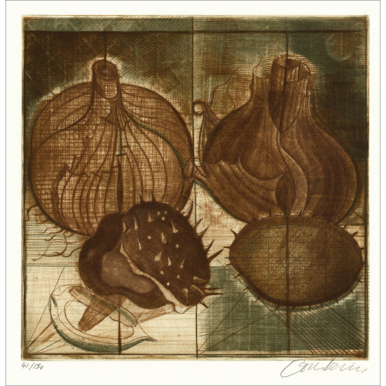 Brigitte Coudrain, Stilleven, originele gravure