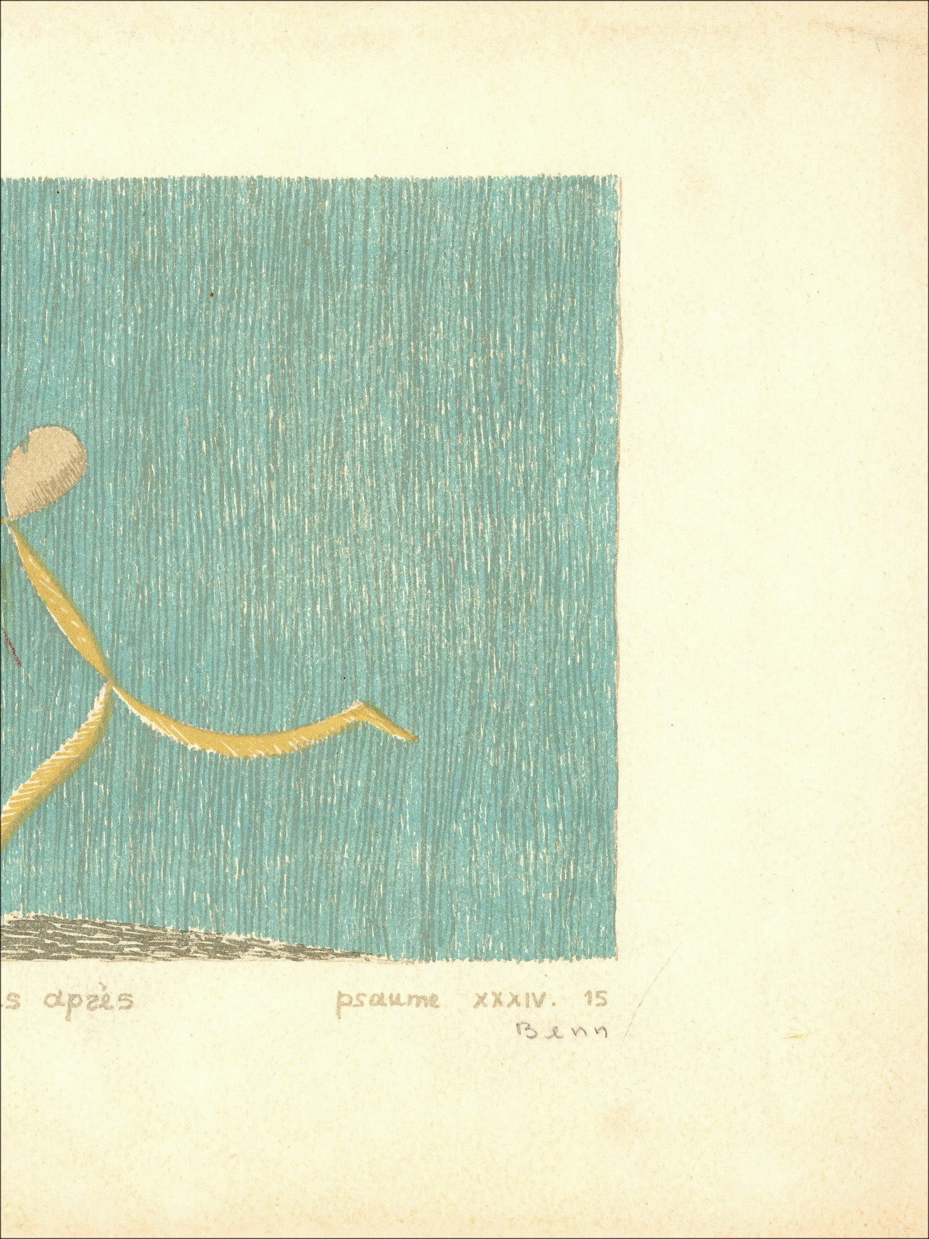 Benn, Search for Peace 1966, original lithograph