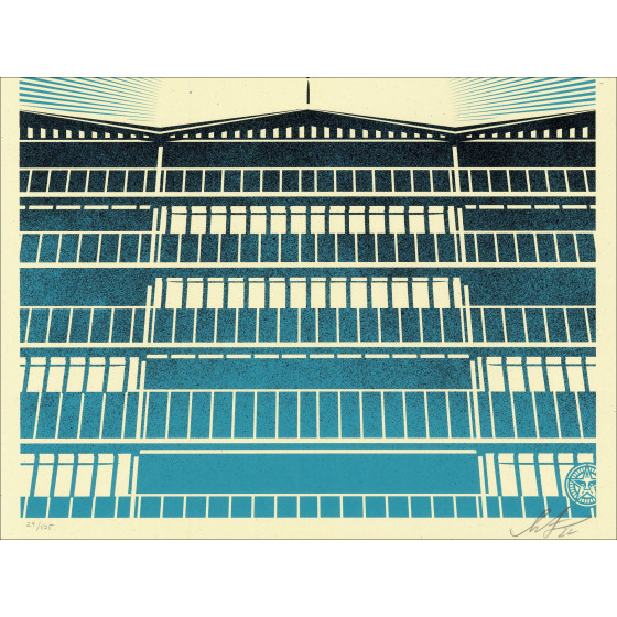 Shepard Fairey, Lonesome Crowded West 2022, Siebdruck