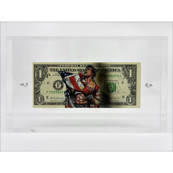 Pacifica, Rocky, disegno originale su dollaro americano