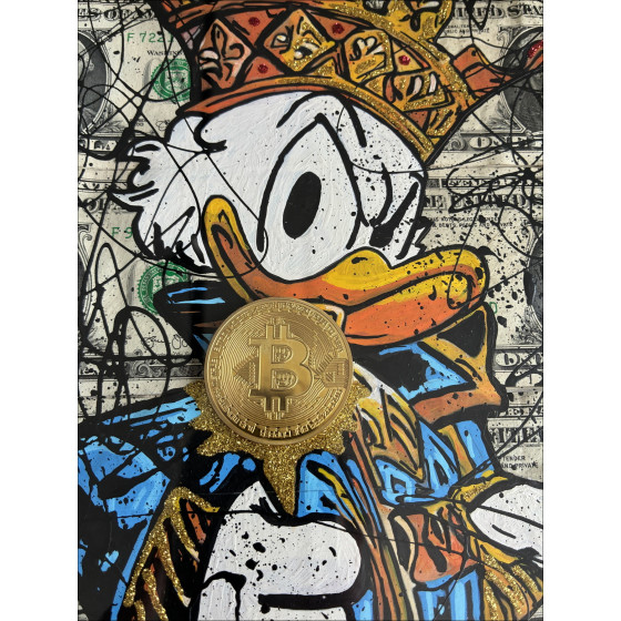 Pazblandina, Koning van Bitcoin rond 2026, originele tekening