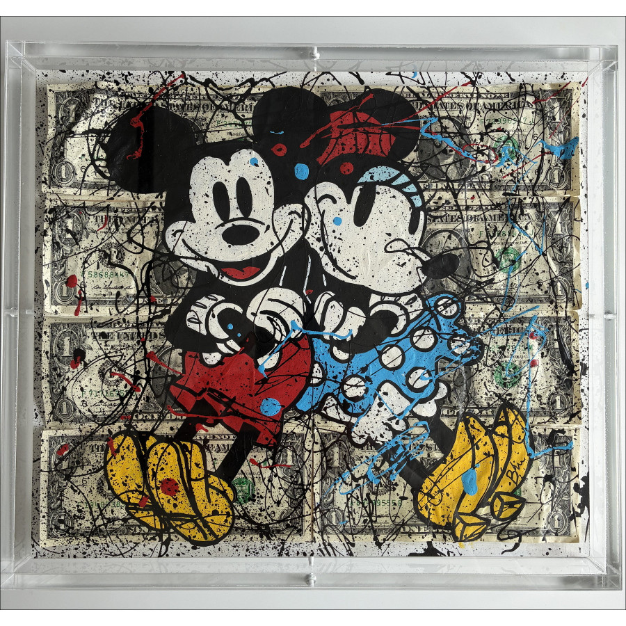 Pazblandina, Minnie en Mickey Love 2026, originele tekening