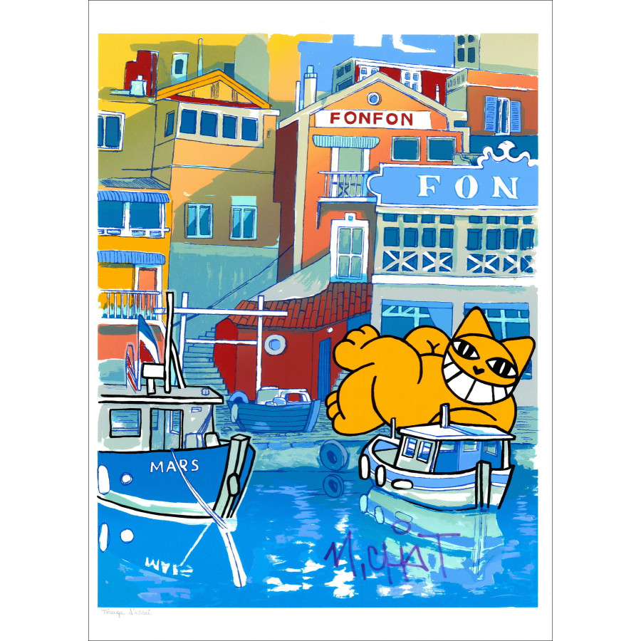 M.CHAT – Marsella (2024), impresión de pantalla en 11 colores