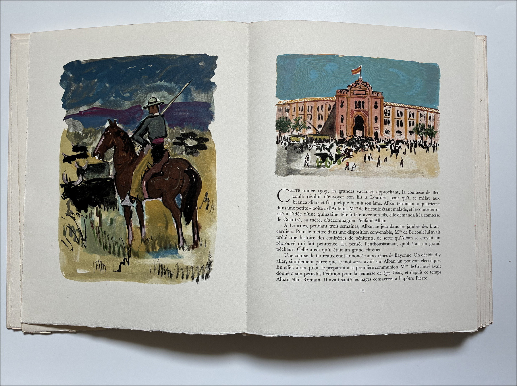 Yves Brayer – Les Bestiaires, ouvrage illustré 1956