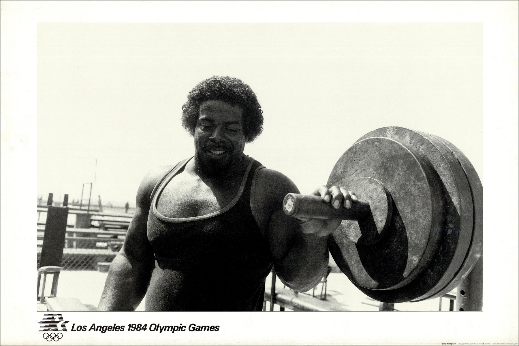 Billy Al Bengston – Affiche Jeux Olympiques Los Angeles 1984