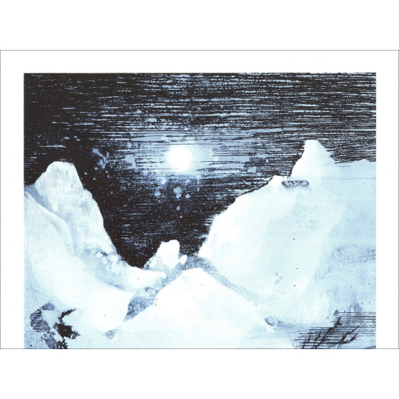 Jean T. Jacus - Le montagne (1971), Litografia