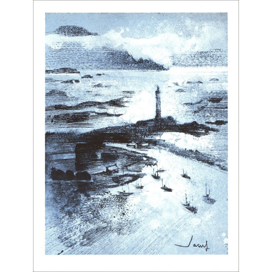 Jean T. Jacus - Le Phare (1971), Litografia