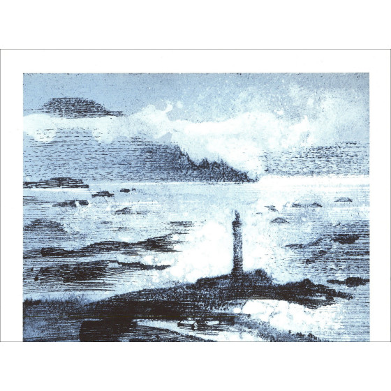 Jean T. Jacus - Le Phare (1971), Lithographie