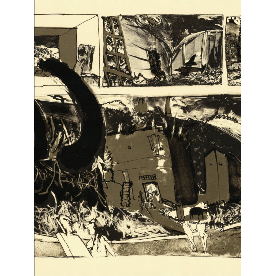 Olivier Agid, Composition, lithographie originale signée