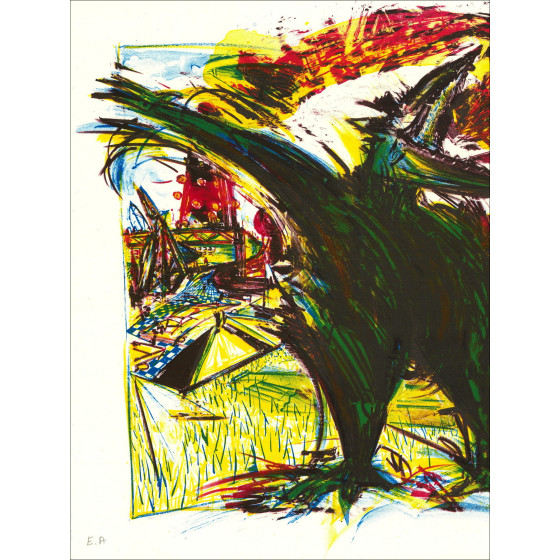 Olivier Agid, Composition, original signed lithograph