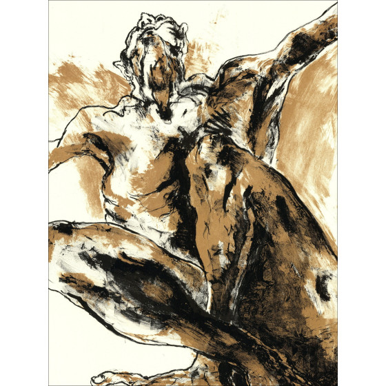 ARICKX Lydie - Litografia originale "Il grido" 79x59cm