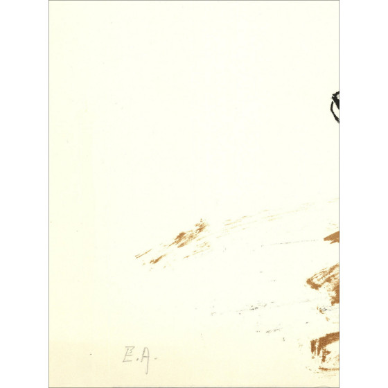 ARICKX Lydie - Original lithograph "The scream" 79x59cm