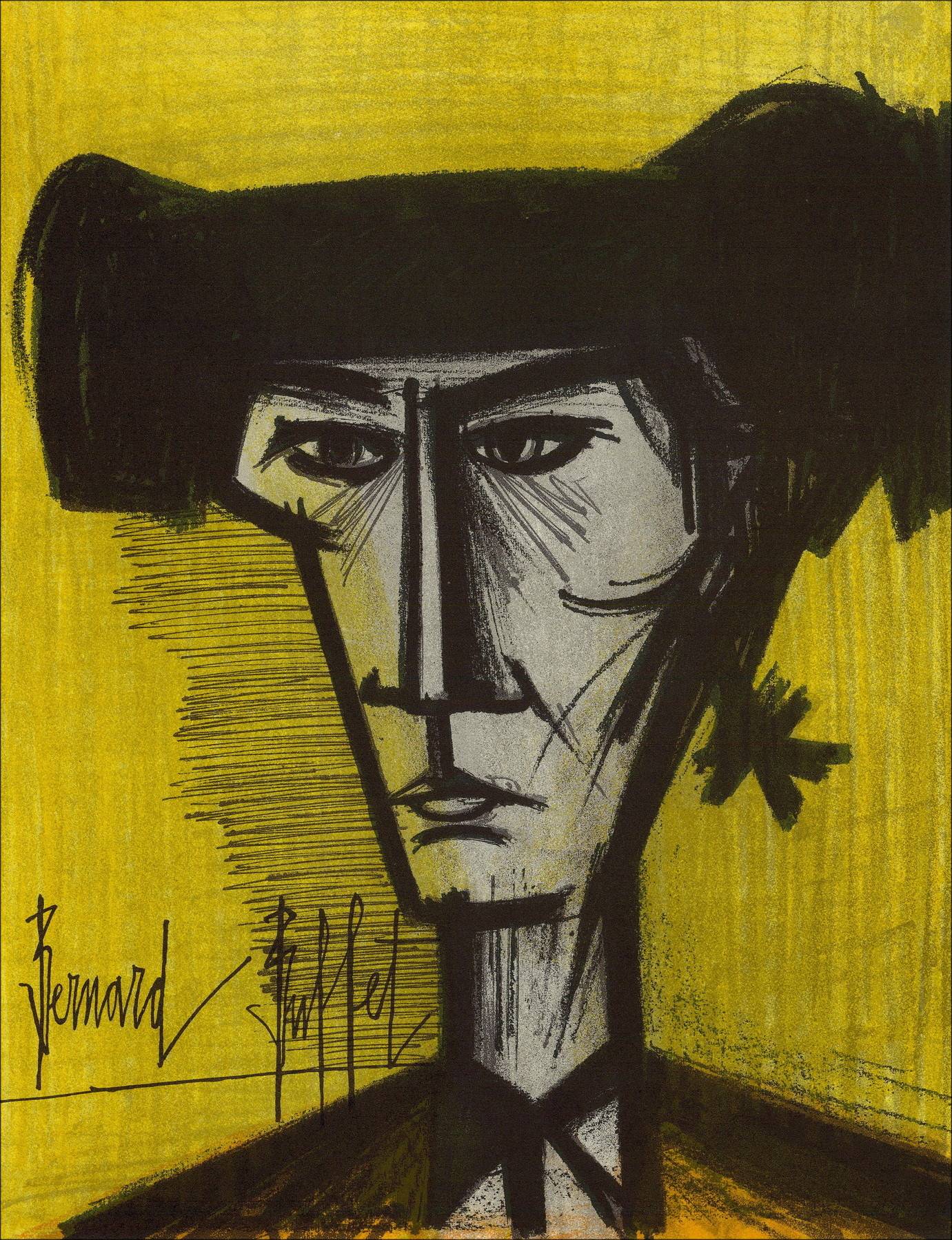 Compre litografía original Bernard Buffet el torero de 1967