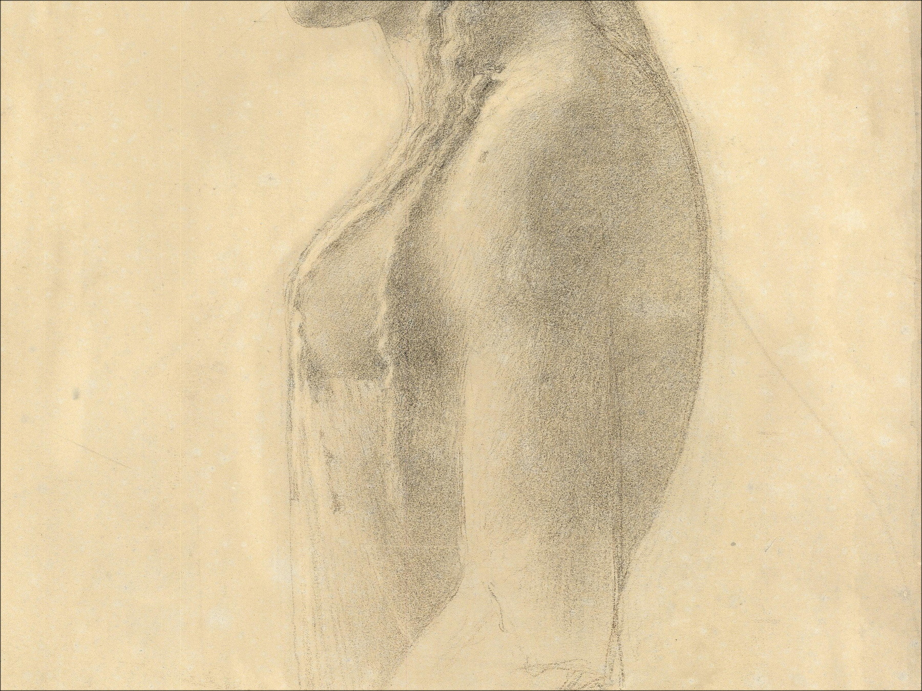 Henri-Paul Royer Atene (Acropoli), disegno originale firmato