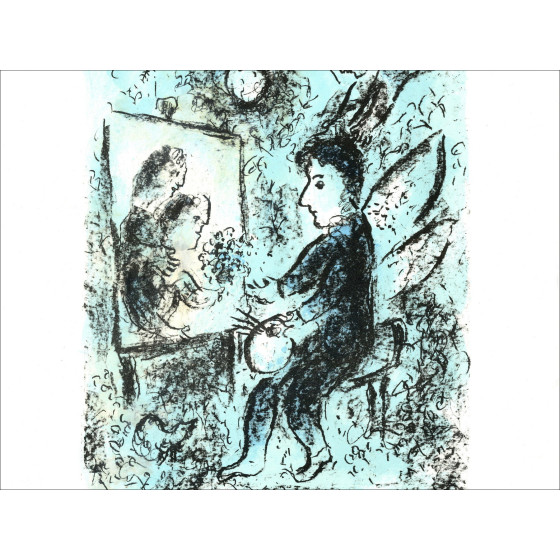 Marc Chagall - Naar de andere Helderheid, originele lithografie