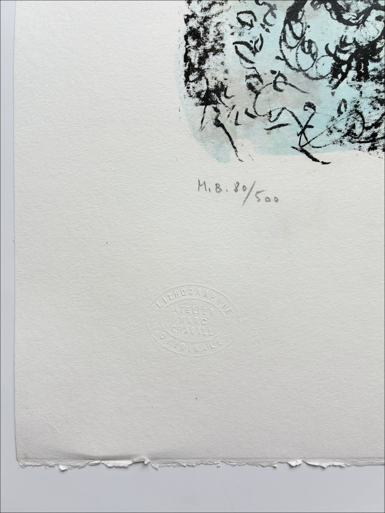 Marc Chagall - Naar de andere Helderheid, originele lithografie