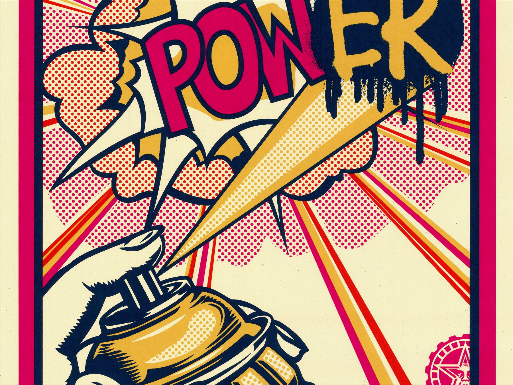 Shepard Fairey Power 2026, signed and numbered screen print