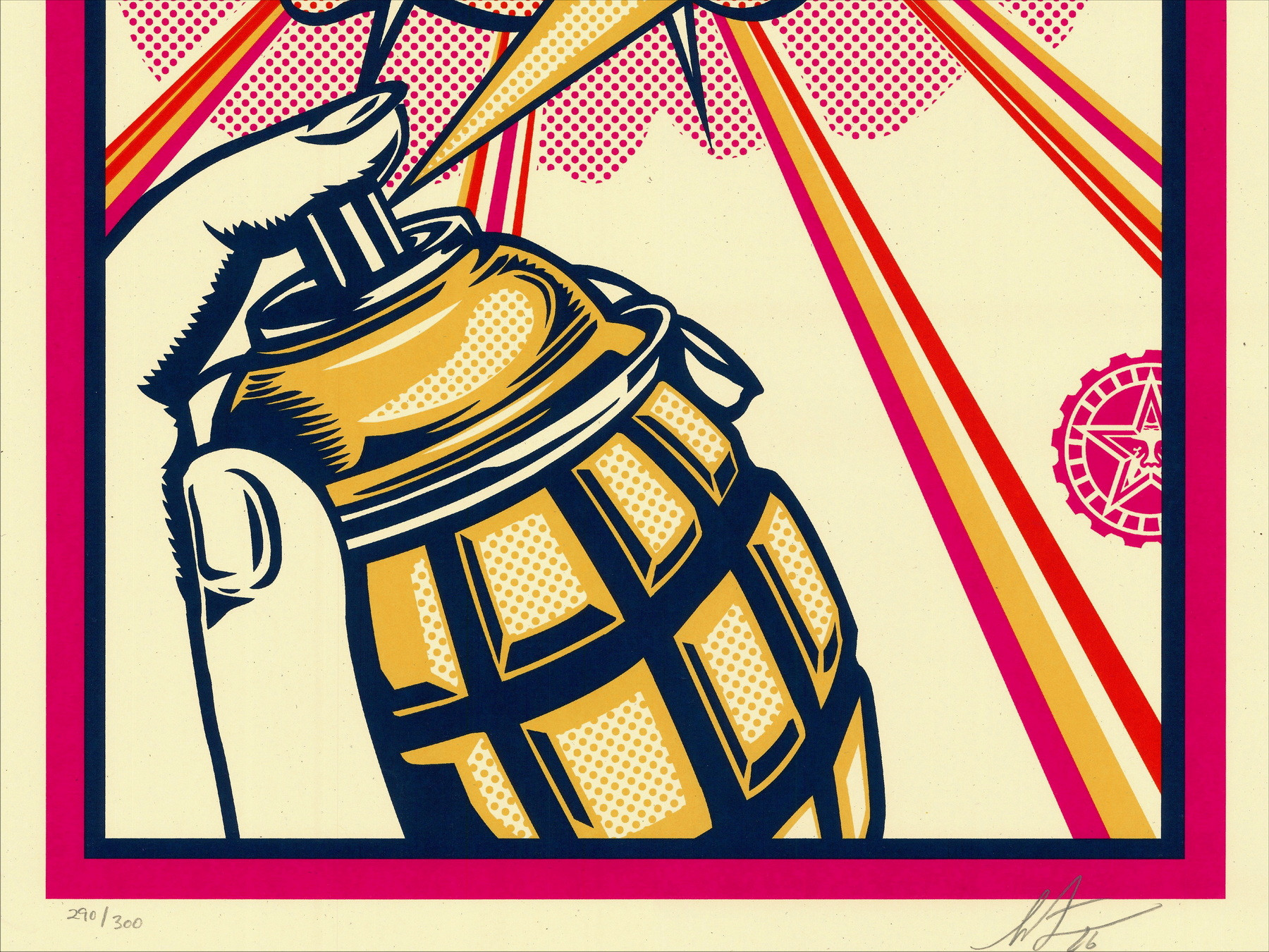 Shepard Fairey Power 2026, sérigraphie signée et numérotée