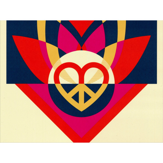 Shepard Fairey Amour Lotus 2026, zeefdruk gesigneerd en genummerd