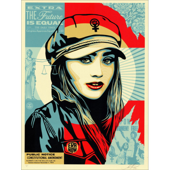Shepard Fairey – The Future Is Equal 2022 | Zeefdruk
