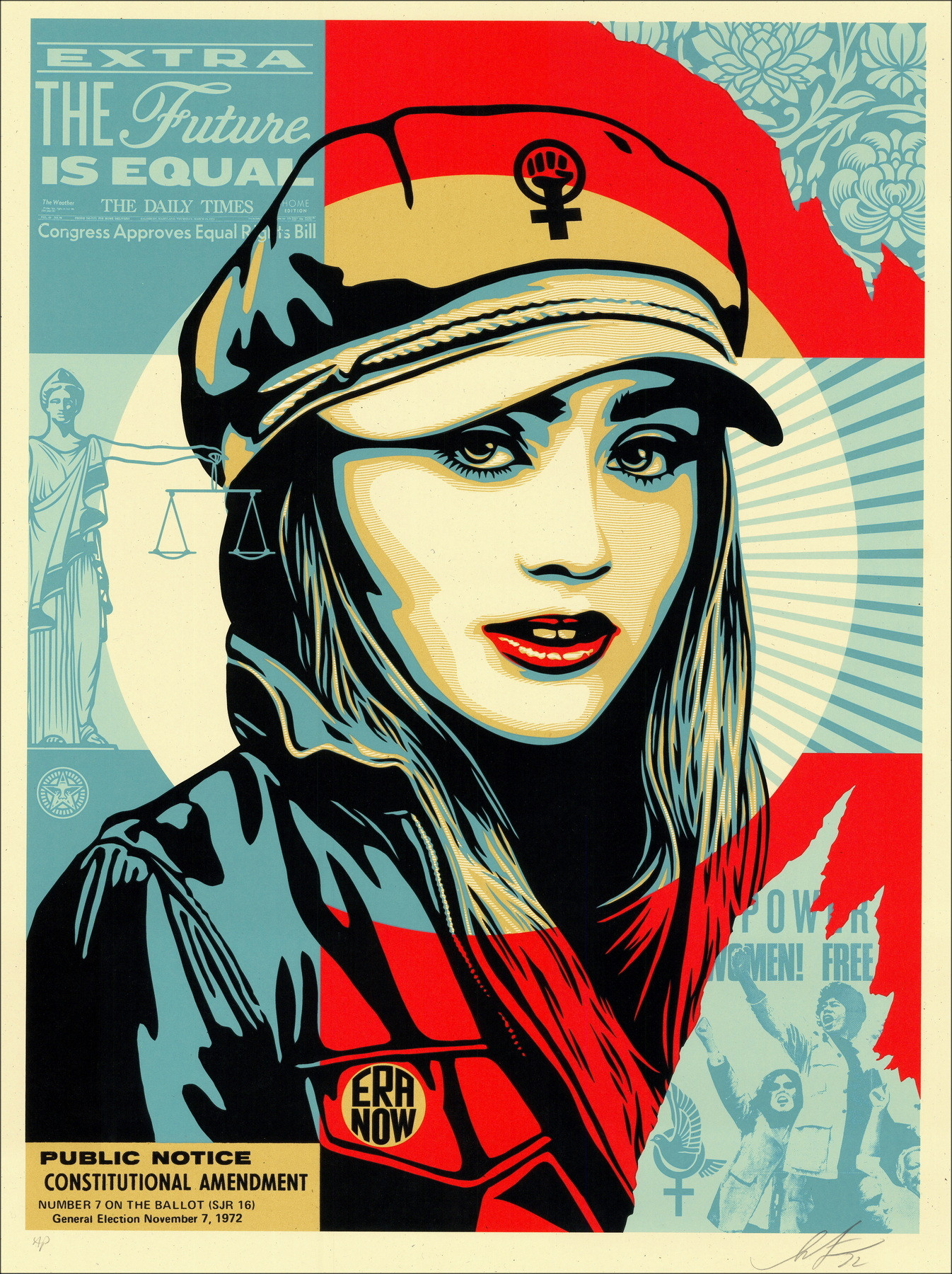 Shepard Fairey (Obey) – THE FUTURE IS EQUAL 2022 | Sérigraphie