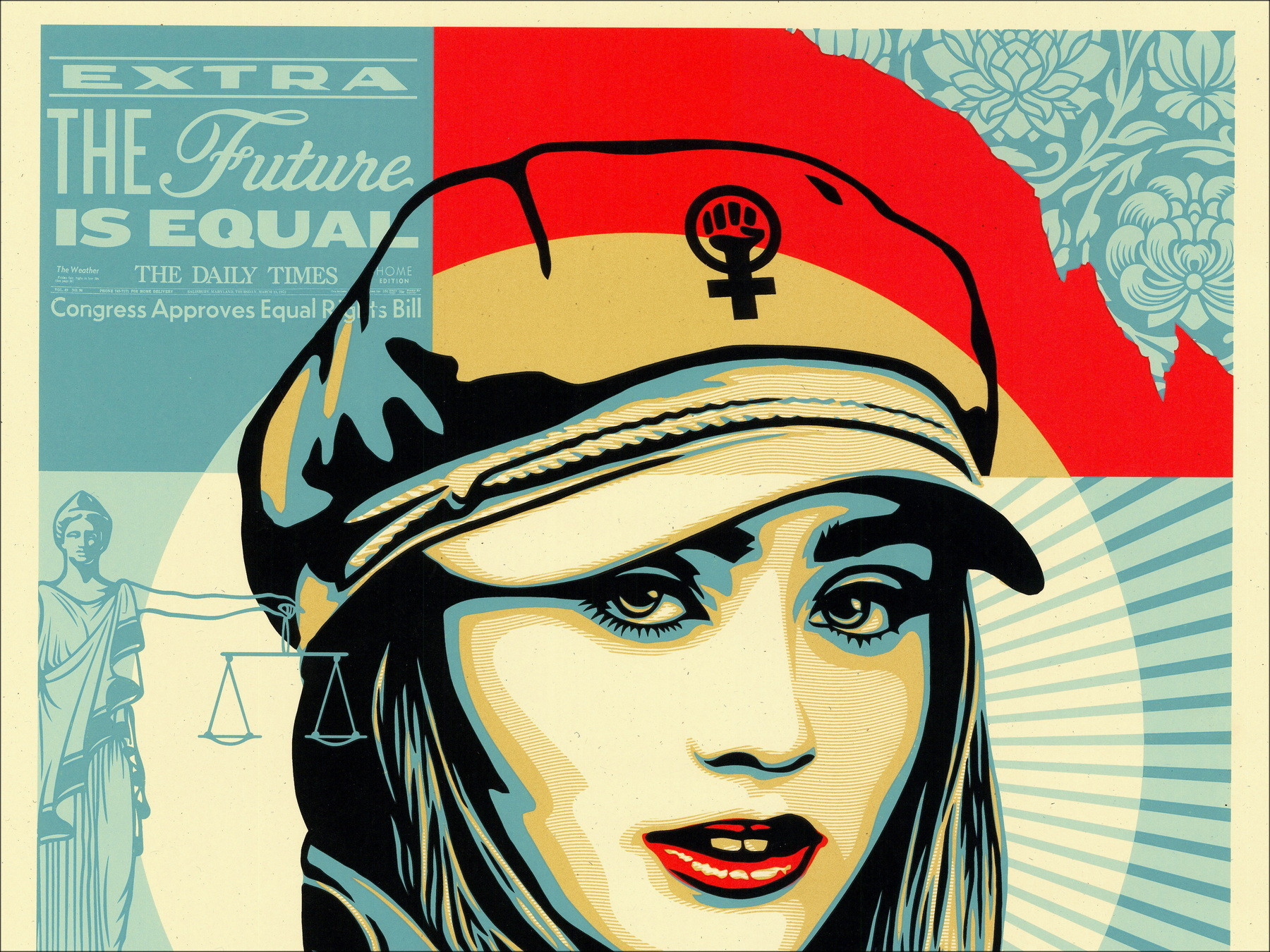 Shepard Fairey – The Future Is Equal 2022 | Siebdruck