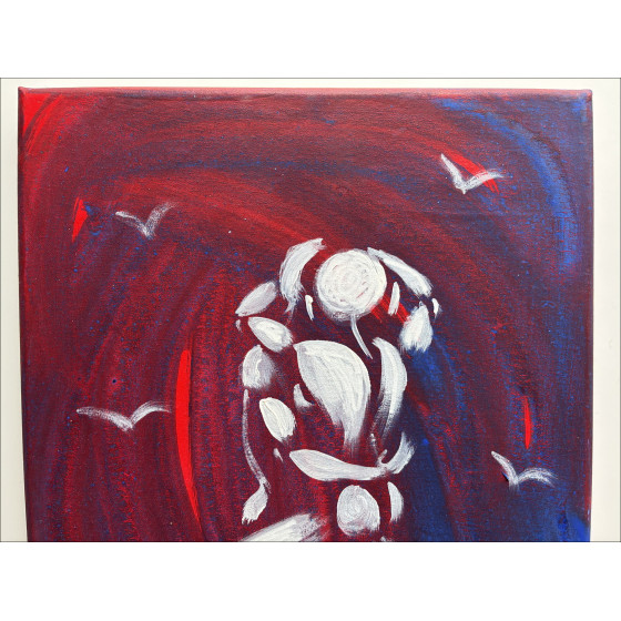 Jérôme Mesnager El Pareja, pintura original sobre lienzo
