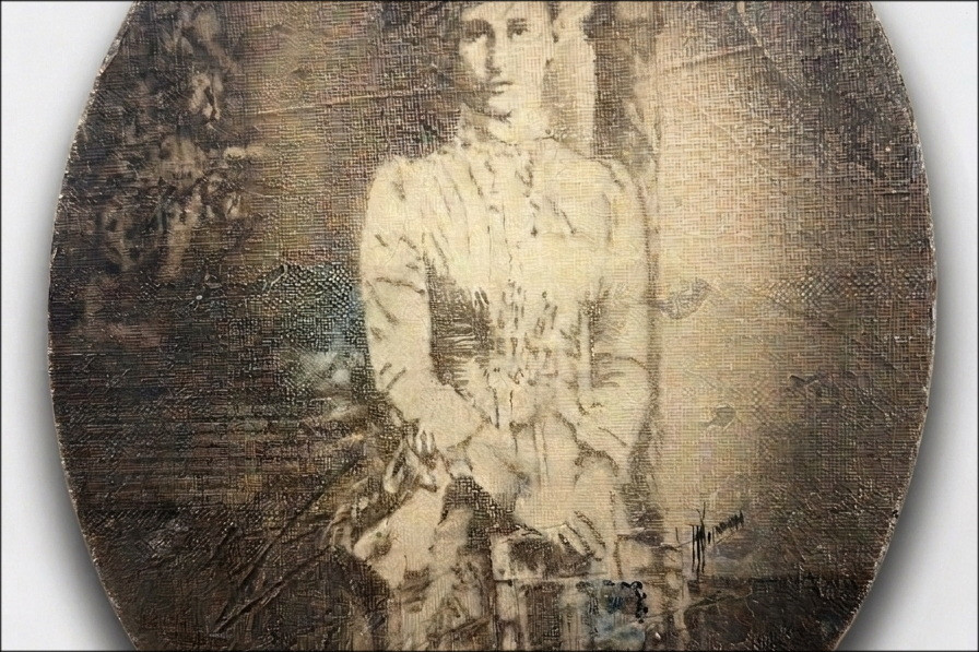 Alain Kleinmann, Retrato de mujer | Pintura original firmada