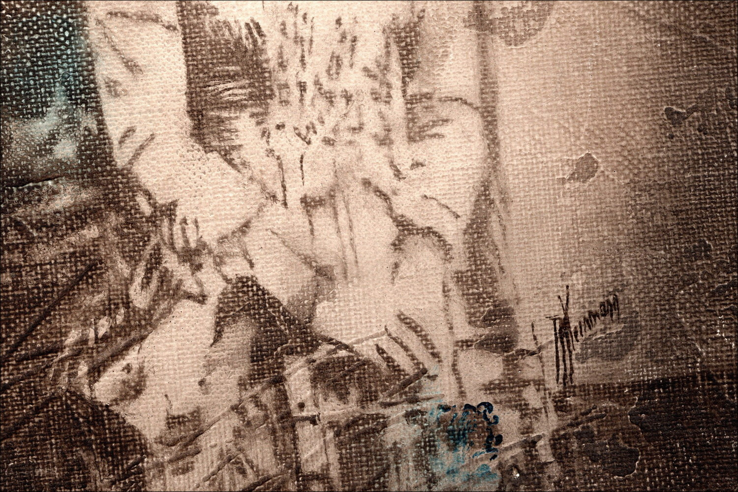 Alain Kleinmann, Retrato de mujer | Pintura original firmada