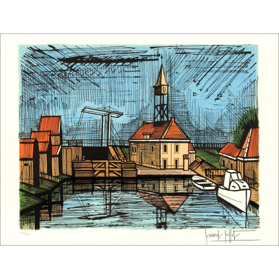 Bernard Buffet – Hindeloopen en frise, lithographie originale signée