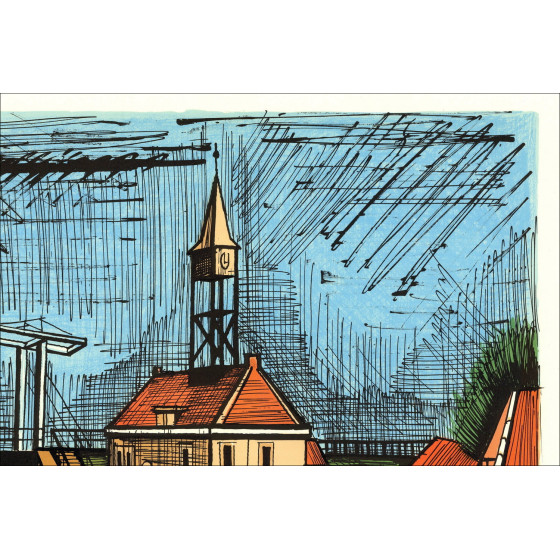 Bernard Buffet – Hindeloopen en frise, lithographie originale signée