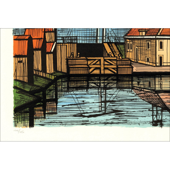 Bernard Buffet – Hindeloopen en frise, original lithograph signed