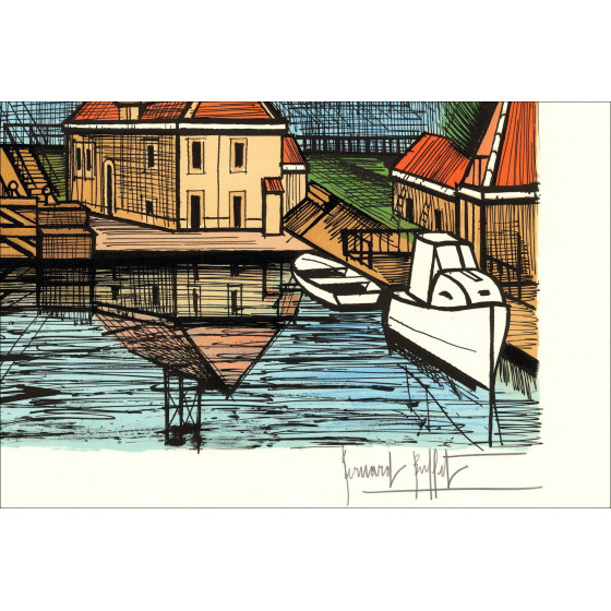 Bernard Buffet – Hindeloopen en frise, lithographie originale signée