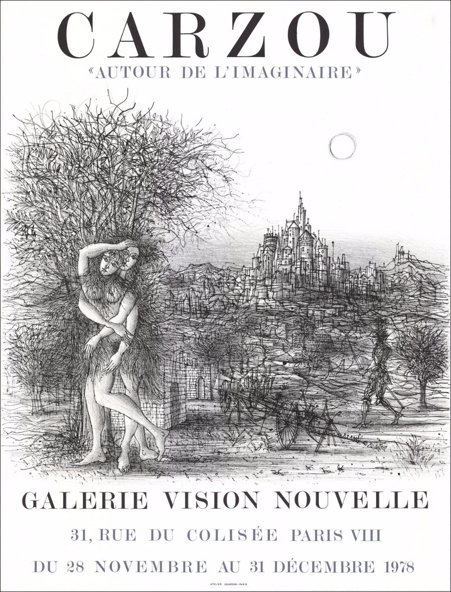 Koop Lithfra_Latn CARZOU Jean Expositie, Vision Nouvelle, 1978 wit