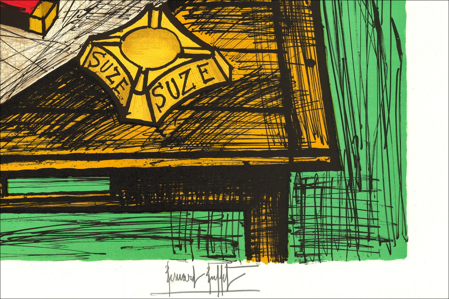 Bernard Buffet Still Life with Ashtray 1982, Original Lithograph