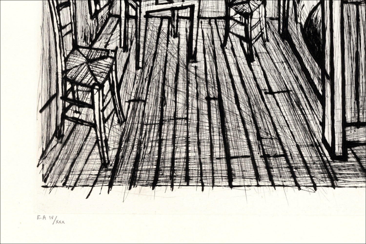 Bernard Buffet The Room of Van Gogh 1992, Signed Engraving EA