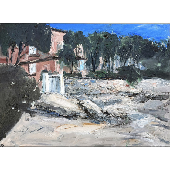 Georges Laporte, Landscape of Corsica, Oil painting on canvas