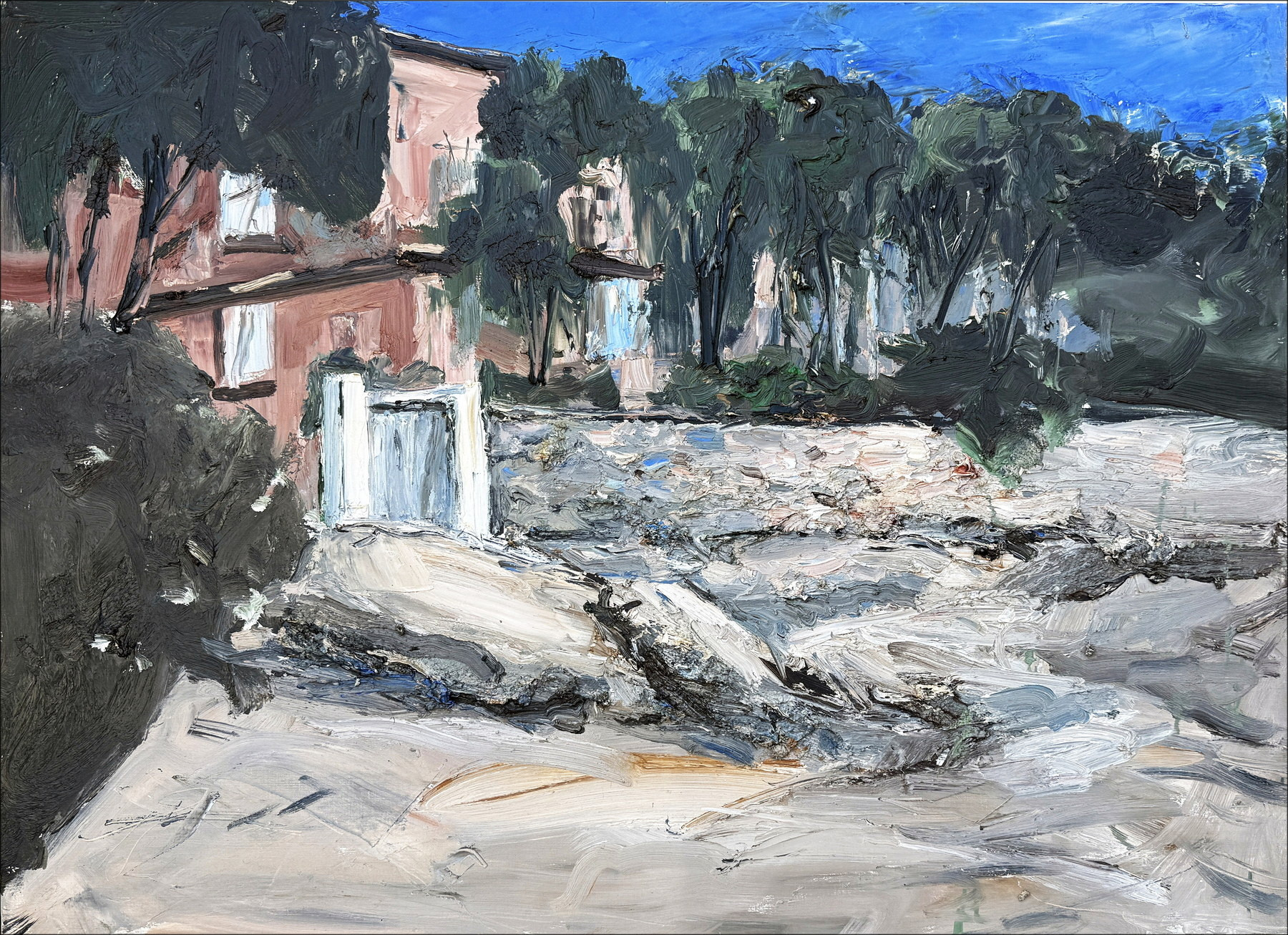 Georges Laporte, Landscape of Corsica, Oil painting on canvas