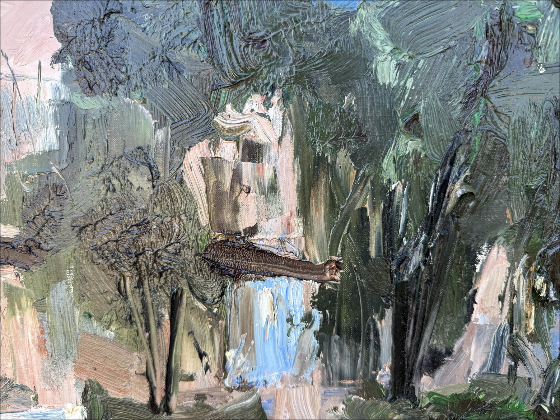 Georges Laporte, Landschap van Corsica, Olieverfschilderij op doek