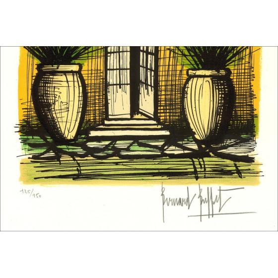 Bernard Buffet Still Life with Ashtray 1982, Original Lithograph