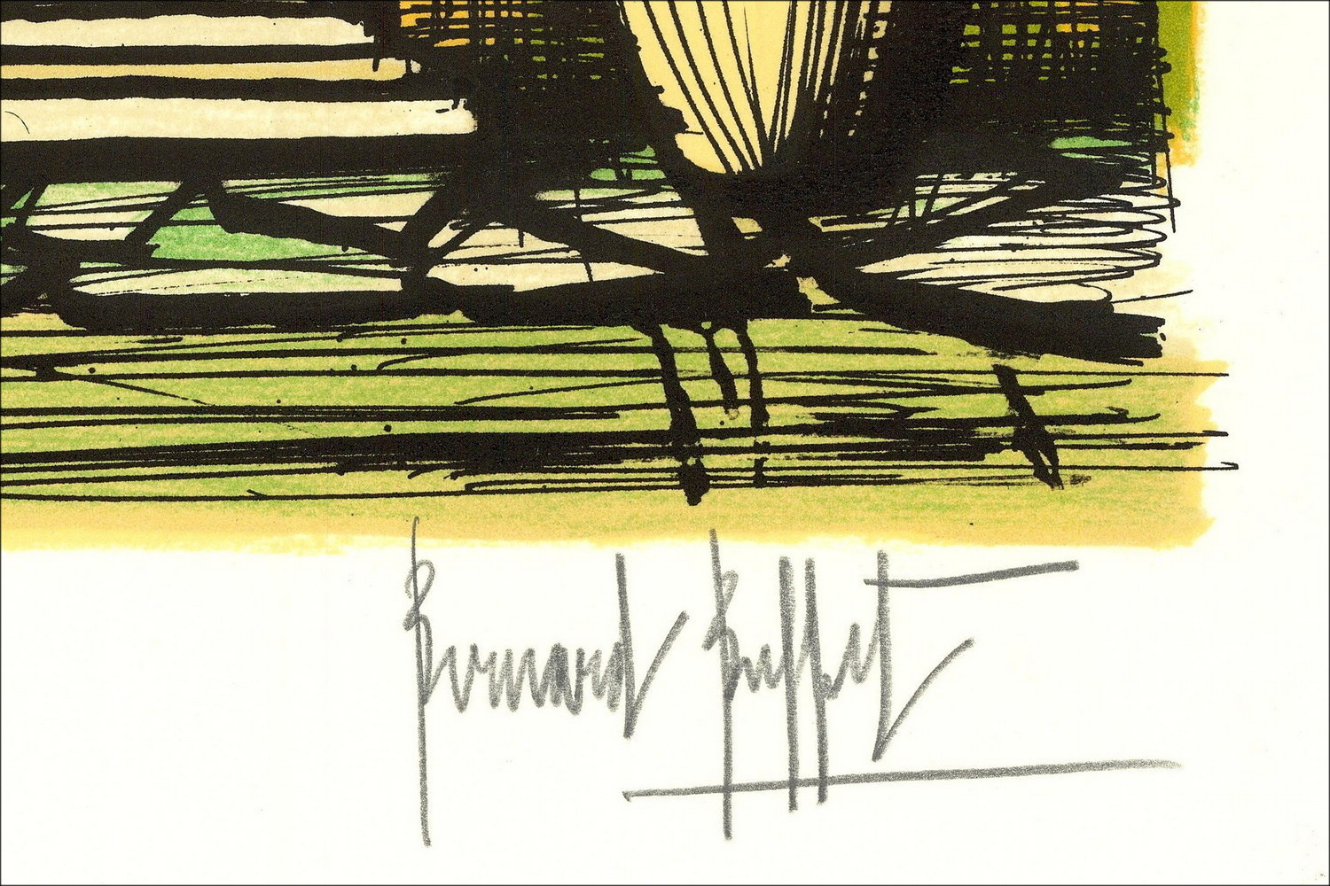 Bernard Buffet Still Life with Ashtray 1982, Original Lithograph