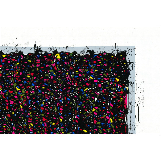 Jonone - Composición 2017, Silkscreen firmado en Papel Hanji