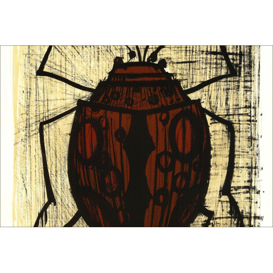 Bernard Buffet, La Coccinelle 1964, originele gesigneerde lithografie