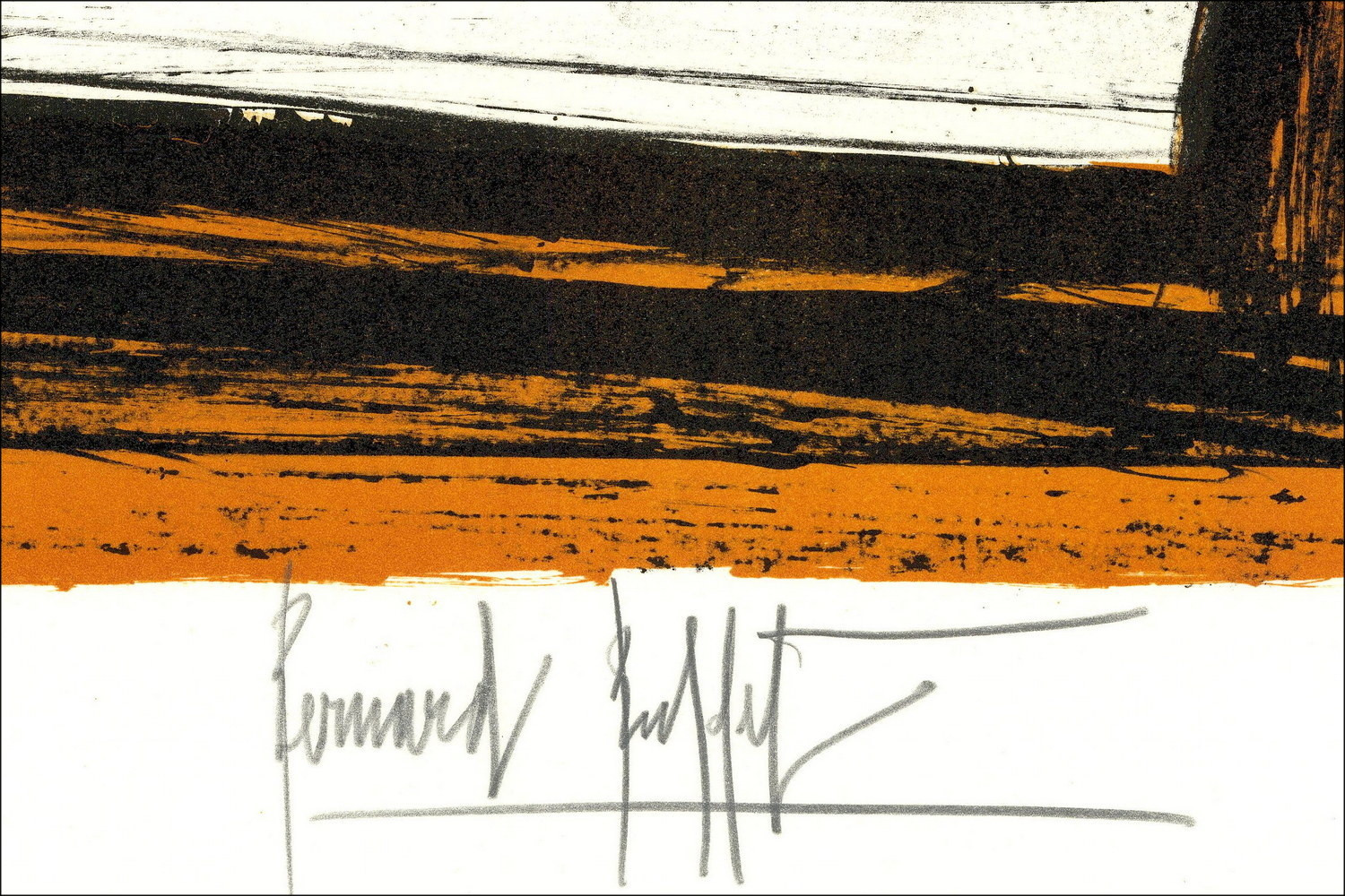 Bernard Buffet, Worry in a Vase 1981, original lithograph