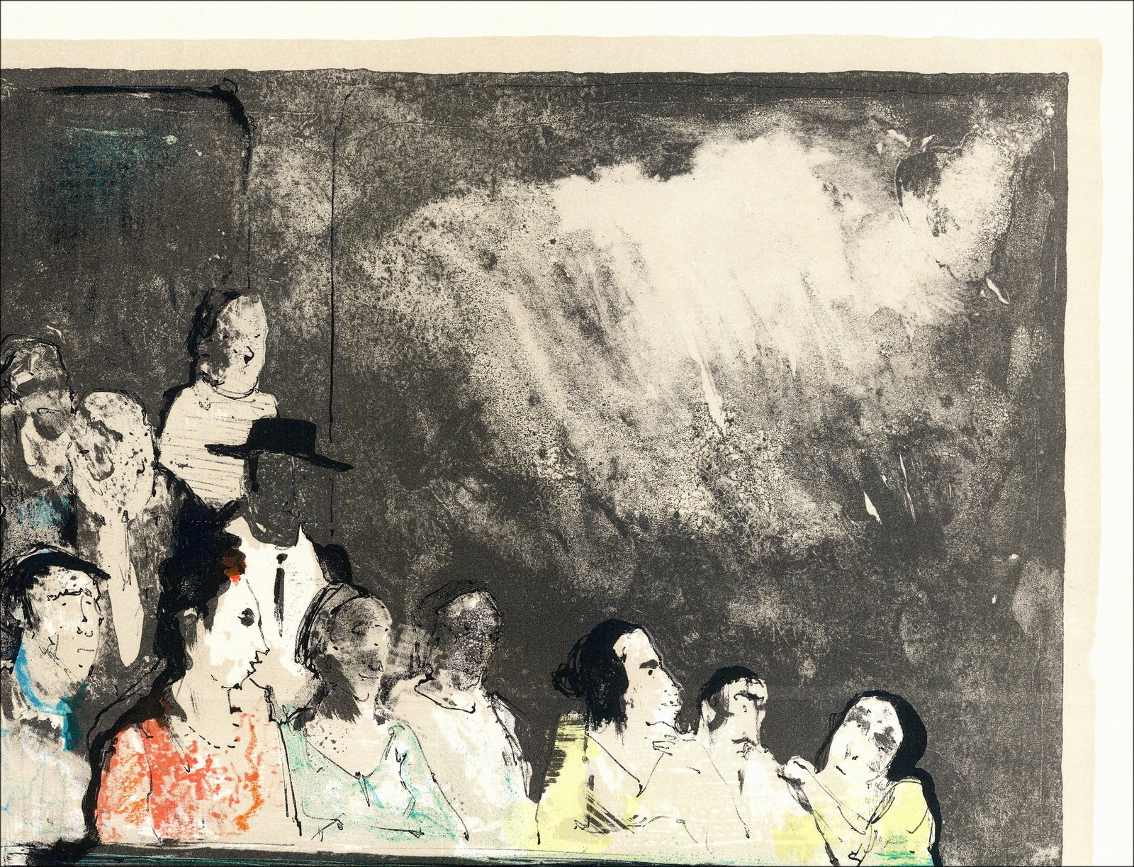 Kopie von JANSEM Jean - Original-Lithografie "Der Trommelspieler" 75x54cm