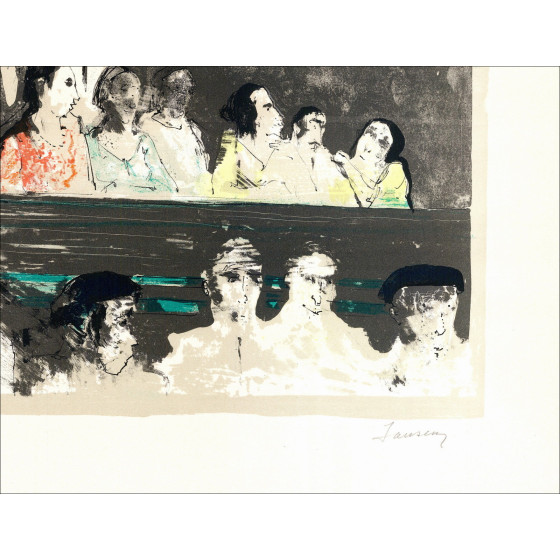 Kopie von JANSEM Jean - Original-Lithografie "Der Trommelspieler" 75x54cm