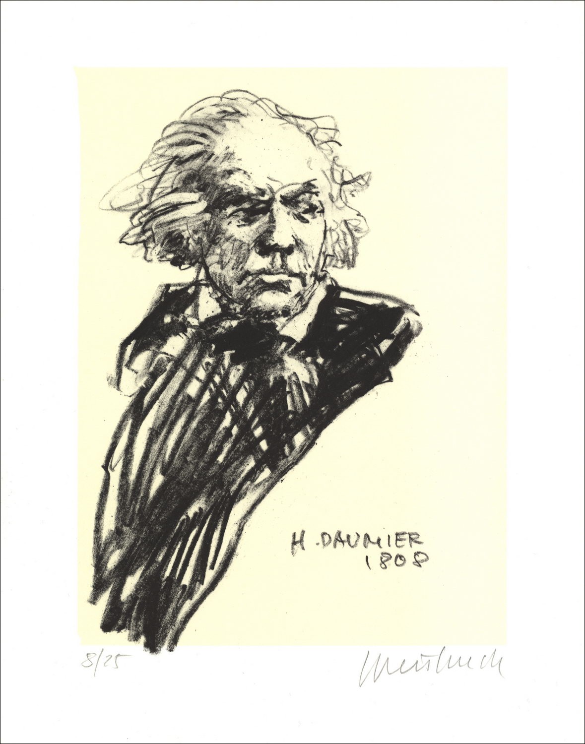 Buy Claude WEISBUCH Original Lithograph Honoré Daumier 01 