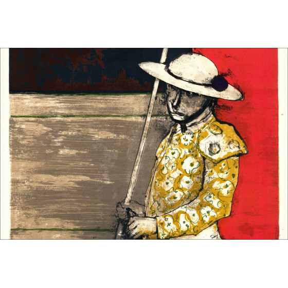 Jean Jansem, The Arena, the Muleta (1971) | Original Lithograph
