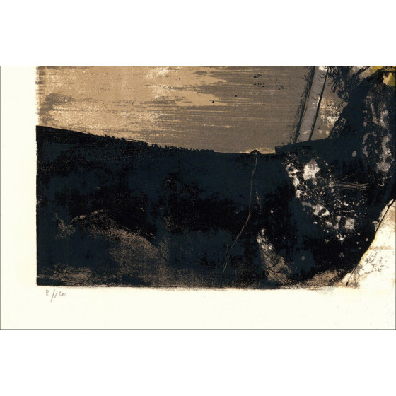 Jean Jansem, De arena, de muleta (1971) | Originele lithografie